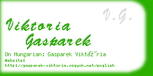 viktoria gasparek business card